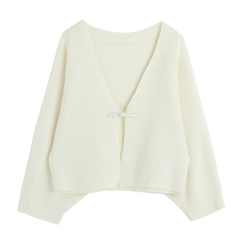 Ladies comfortable knit cardigan with wide sleeves Lune London