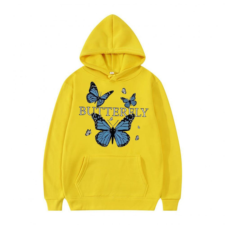 Women's hoodie with butterfly motif Chic & Stil