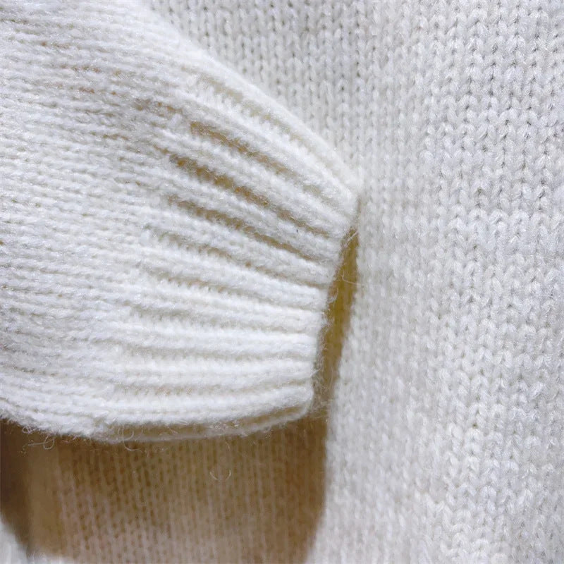 Cashmere sweater for women with statement print Lune London