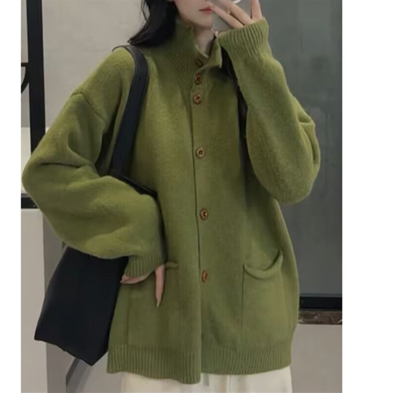 Cardigan féminin confortable avec poches modernes Chic & Stil