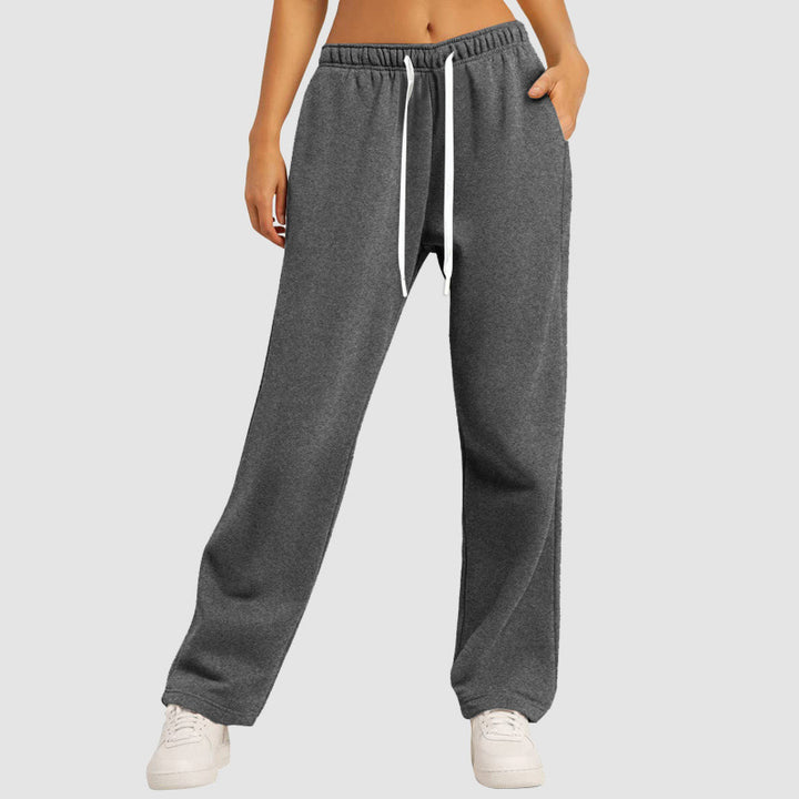 Lune London High Waist Casual Jogging Pants for Ladies with Drawstring