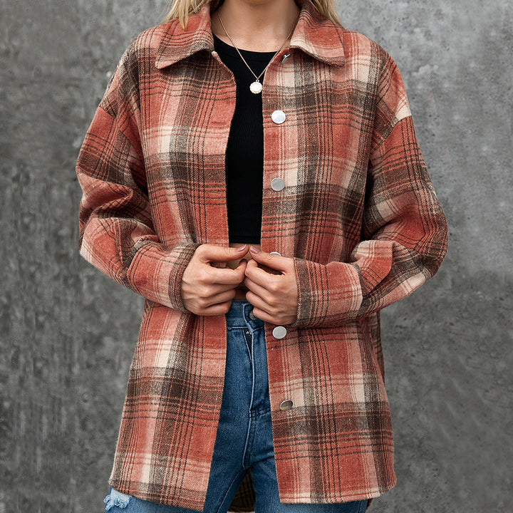 Lune London Short Cut Plaid Shirt for Women