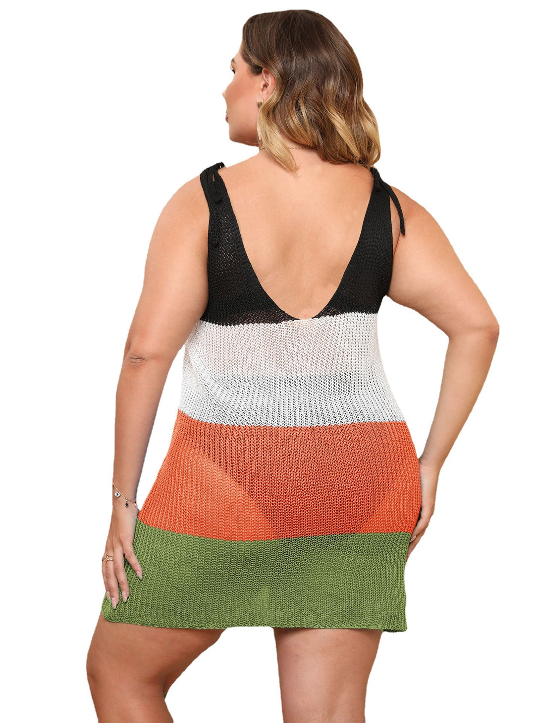 Ladies Lightweight Knitted Beach Dress Lune London