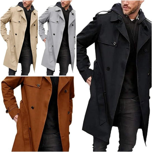 Men's Trench Coat with Classic Style Lune London