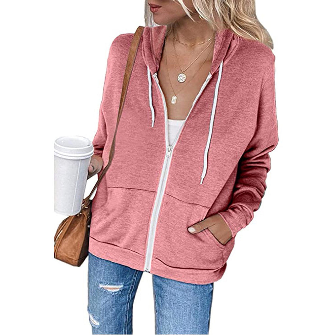 Women's hooded jacket in soft fleece with practical pockets Lune London