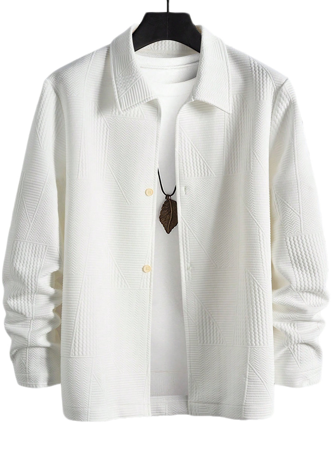 Shirt jacket for men, with a structured design and practical buttons Lune London