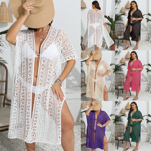 Women Boho Lace Crochet Cover-Kimono Lune London
