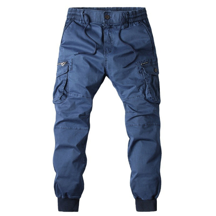 Men's cargo joggers with adjustable waist and handy pockets Lune London