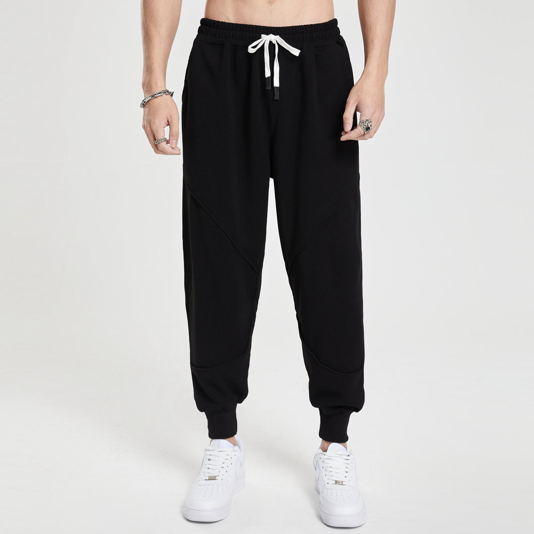 Men's sports pants with quilted design Lune London