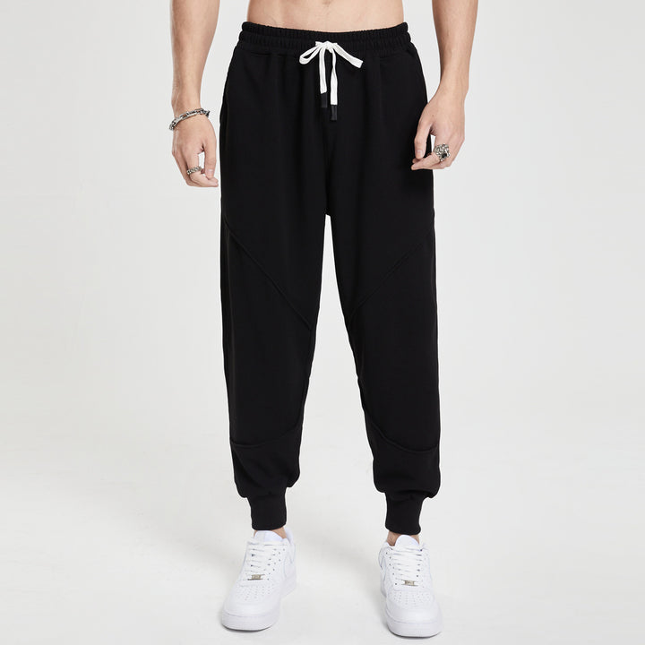 Men's sports pants with quilted design Lune London