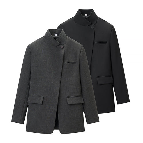 Veste blazer de mode pour femmes en style décontracté avec poches pratiques Chic & Stil