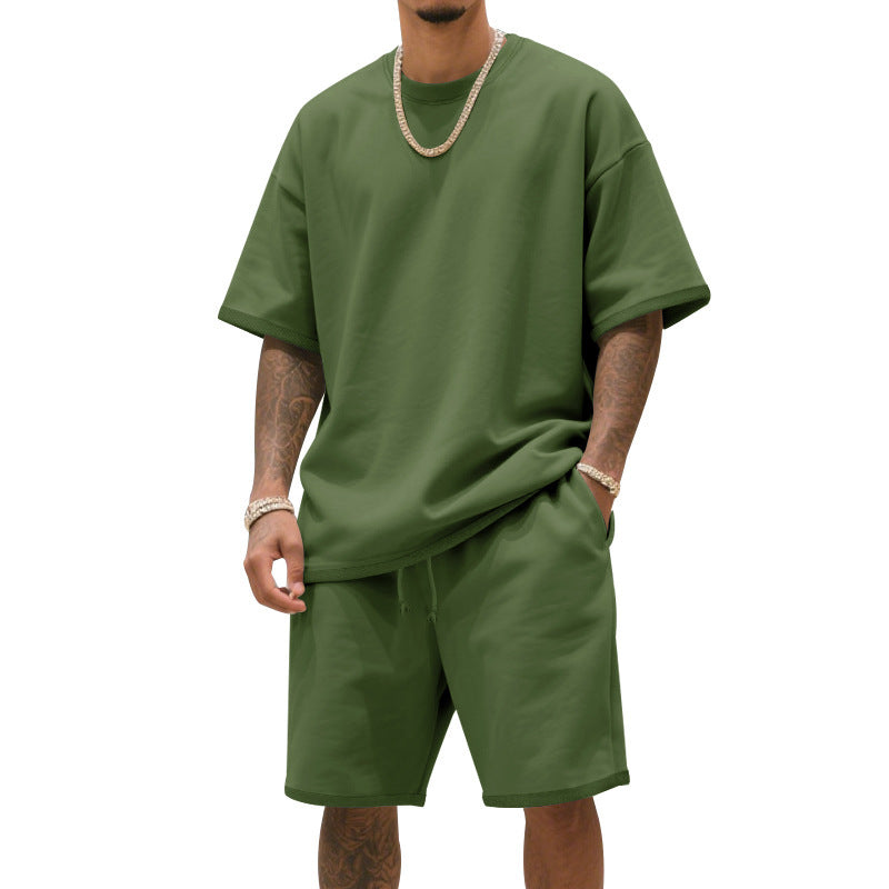 Men's Casual Training T-Shirt and Shorts Set Lune London