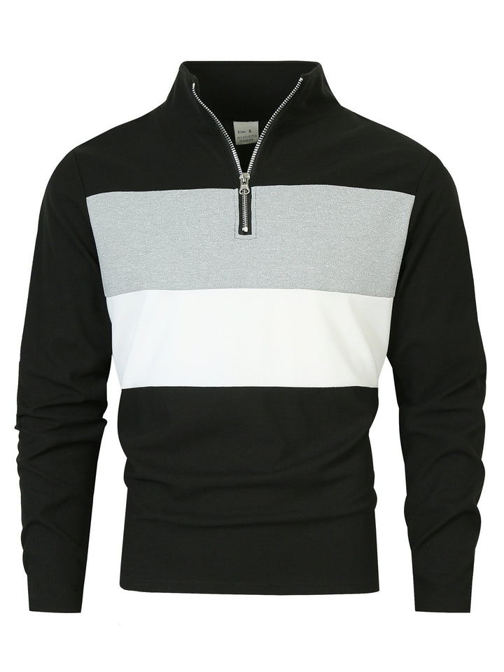 Casual pullover for men with modern zip closure Lune London