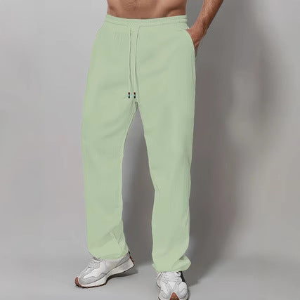 Men's Sporty Relaxed Fit Jogging Pants with Elastic Waistband and Side Pockets Chic & Stil