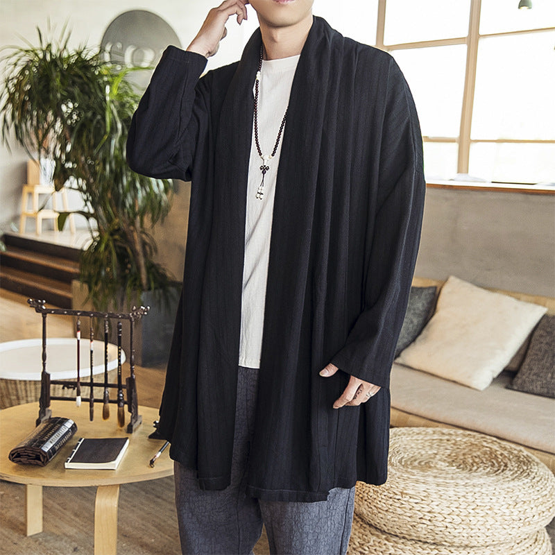 Casual kimono jacket for men with a stylish cut and a soft fabric Lune London