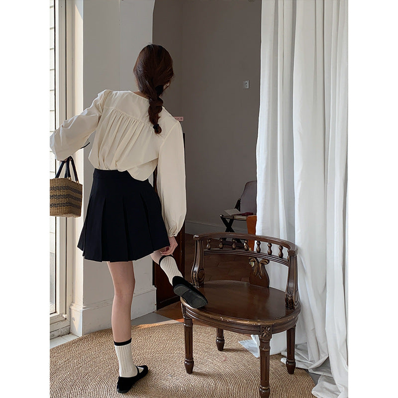 Women's cropped textured jacket with fringes and patch pockets Chic & Stil