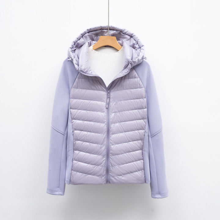 Ladies versatile hybrid jacket with hood Lune London