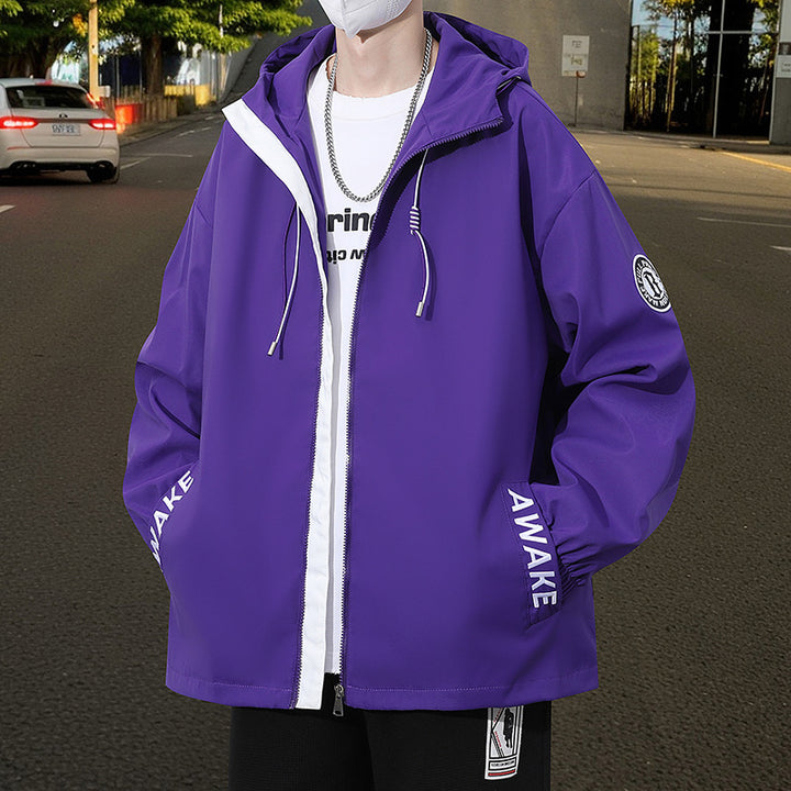 Unisex leisure jacket with waterproof properties and practical pockets Lune London