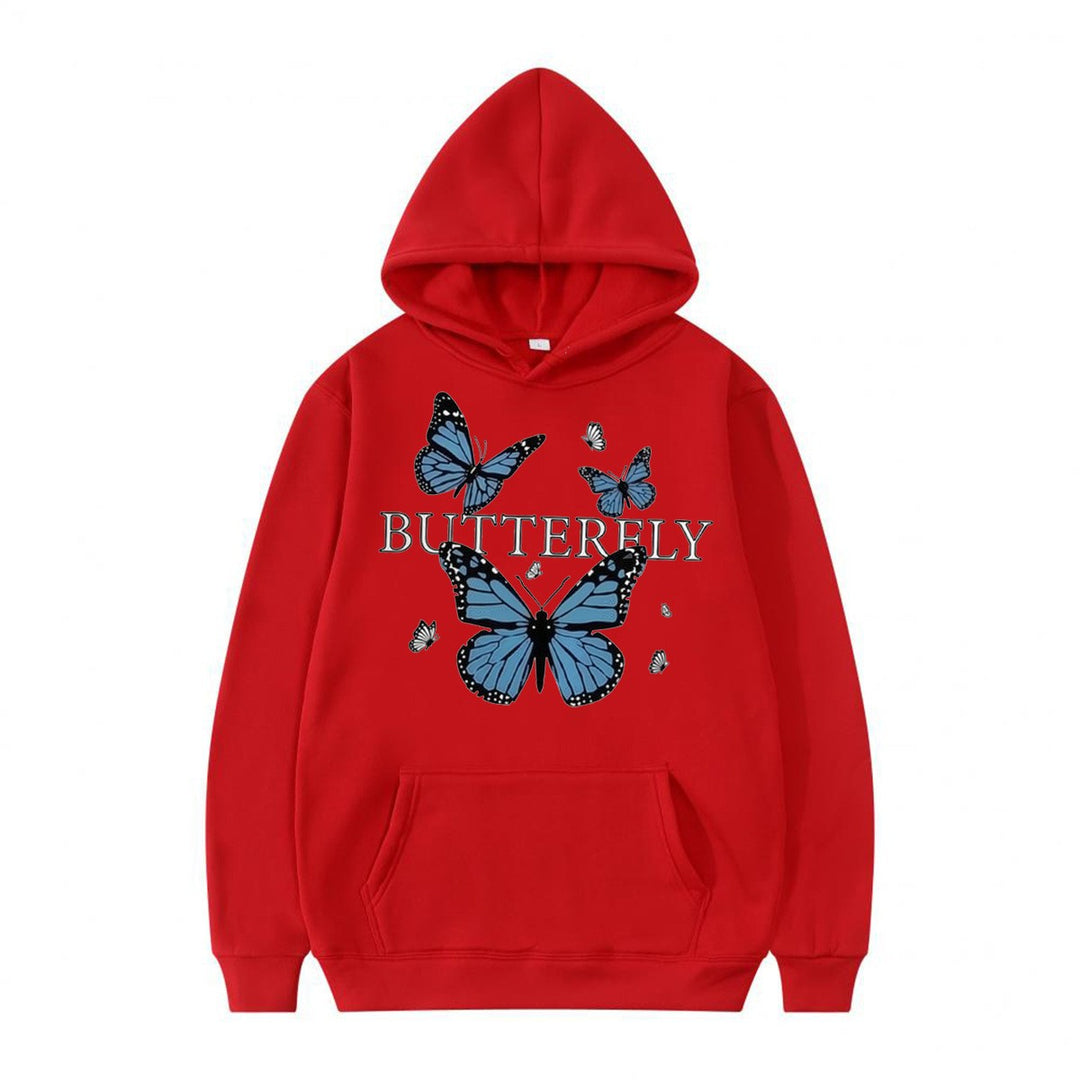Women's hoodie with butterfly motif Chic & Stil