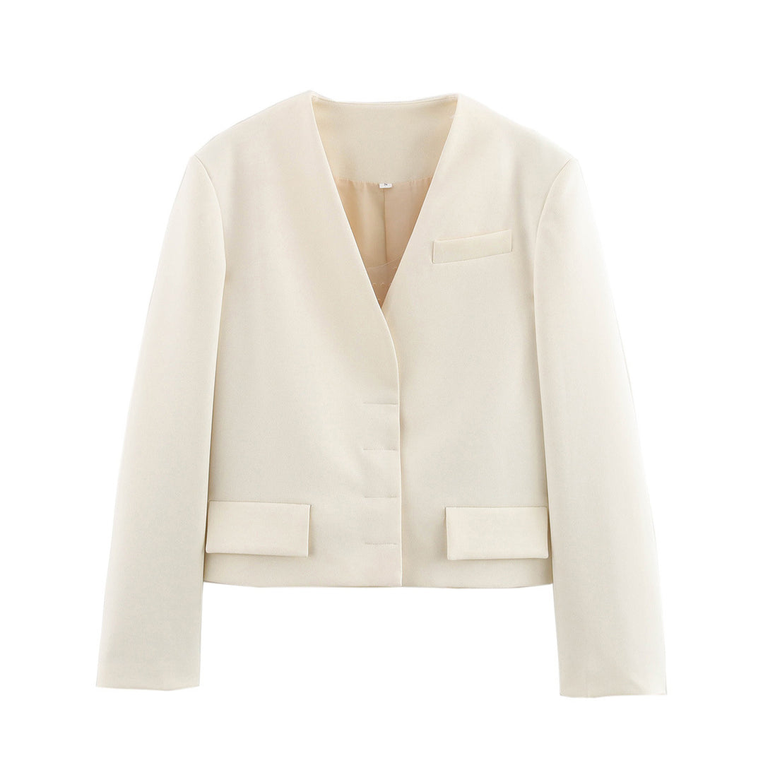 Ladies elegant blazer with classic lapels Lune London