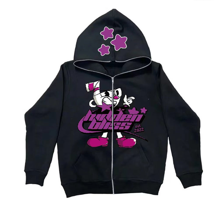 Women's hoodie with exciting graphic design Lune London