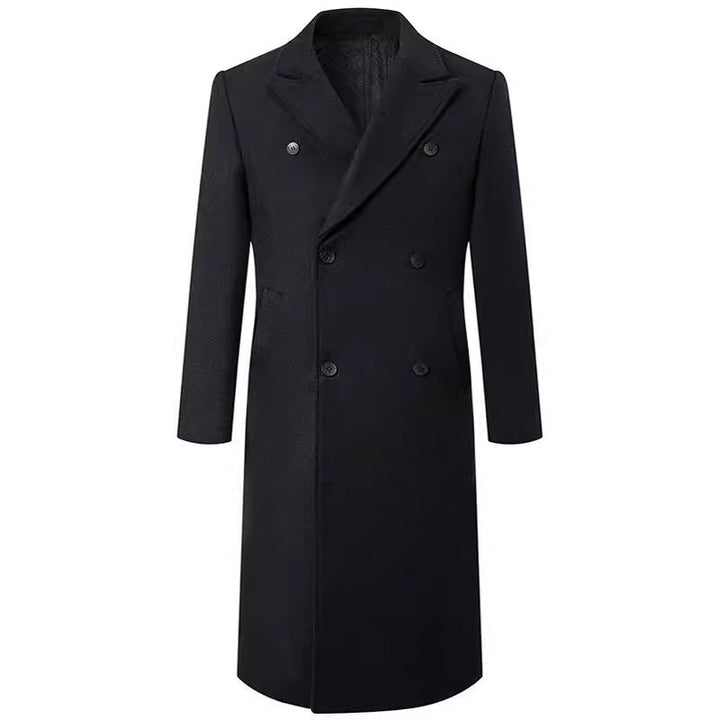 Elegant double-closure coat for men with traditional collar Lune London