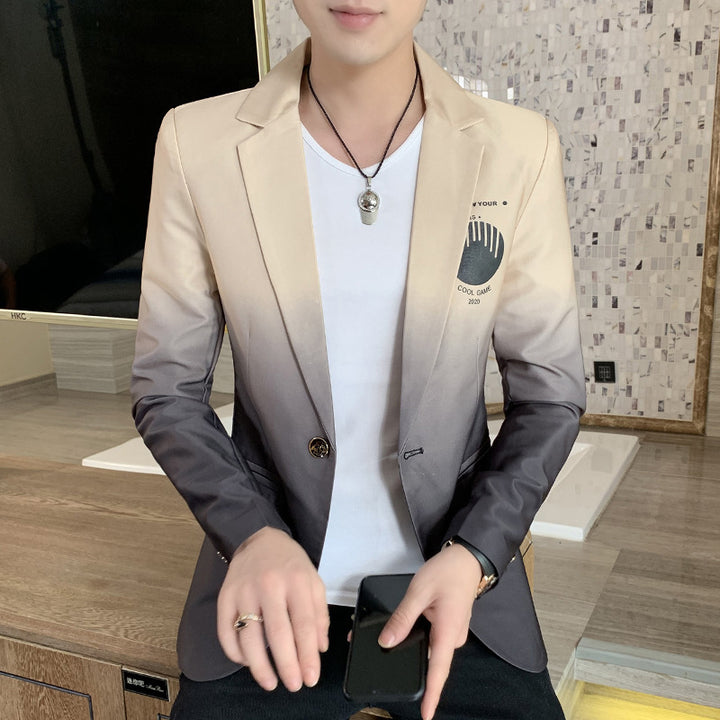 Modern gradient blazer jacket for men Lune London