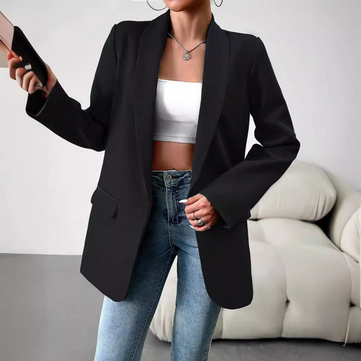 Women Open Fitted Blazer Lune London