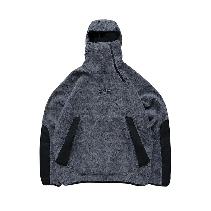 Pull en polaire pour femme avec col haut et poches pratiques Chic & Stil