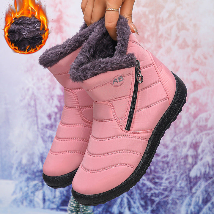 Ladies Thermo Winter Boots with Cozy Inner Lining and Side Zipper Lune London