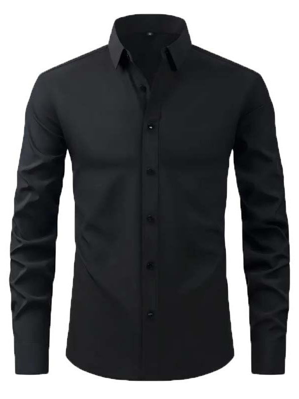 Men's Long-Sleeve Shirt with Innovative Cut and Modern Design Lune London