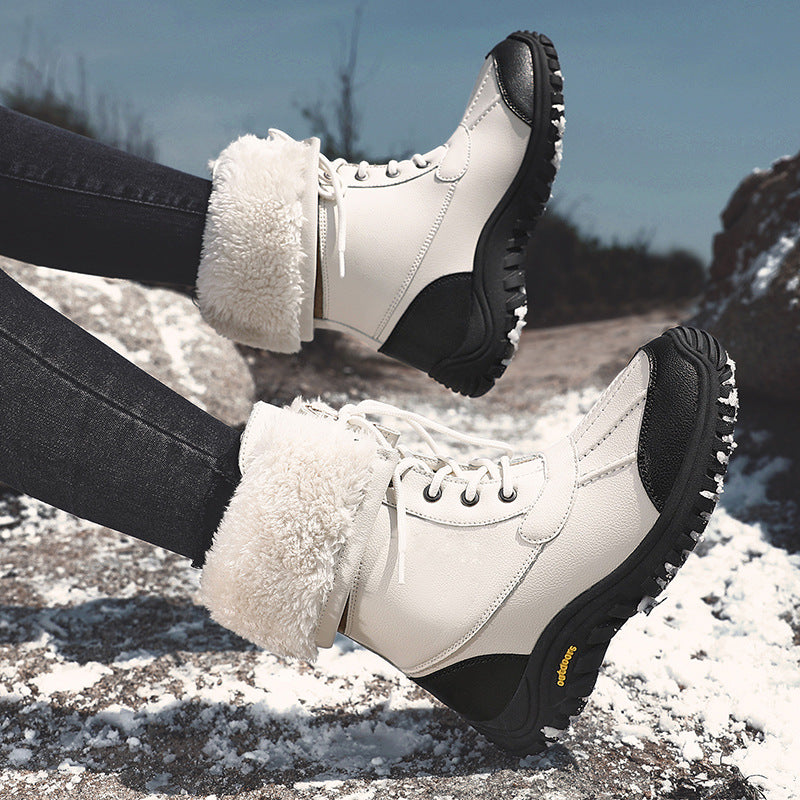 Women's winter boots with insulating lining and anti-slip rubber sole Lune London