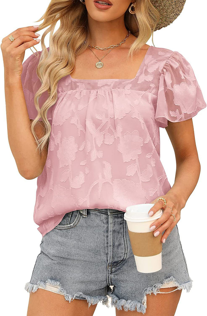 Ladies elegant blouse with a delicate floral pattern Lune London