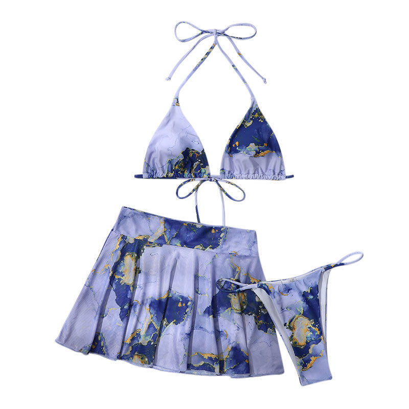 Lune London women's bikini and skirt set