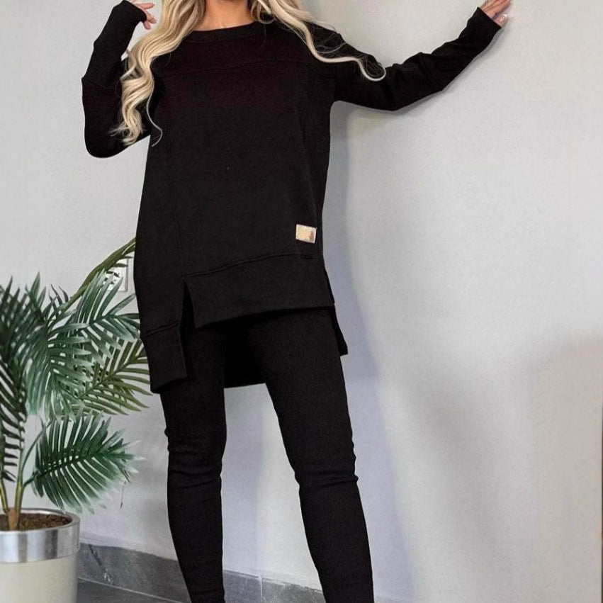 Cozy thick knit loungewear set for women Lune London
