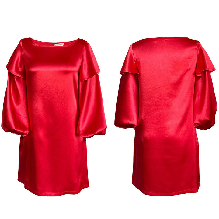 Elegant dress for women with voluminous and fluid sleeves Lune London
