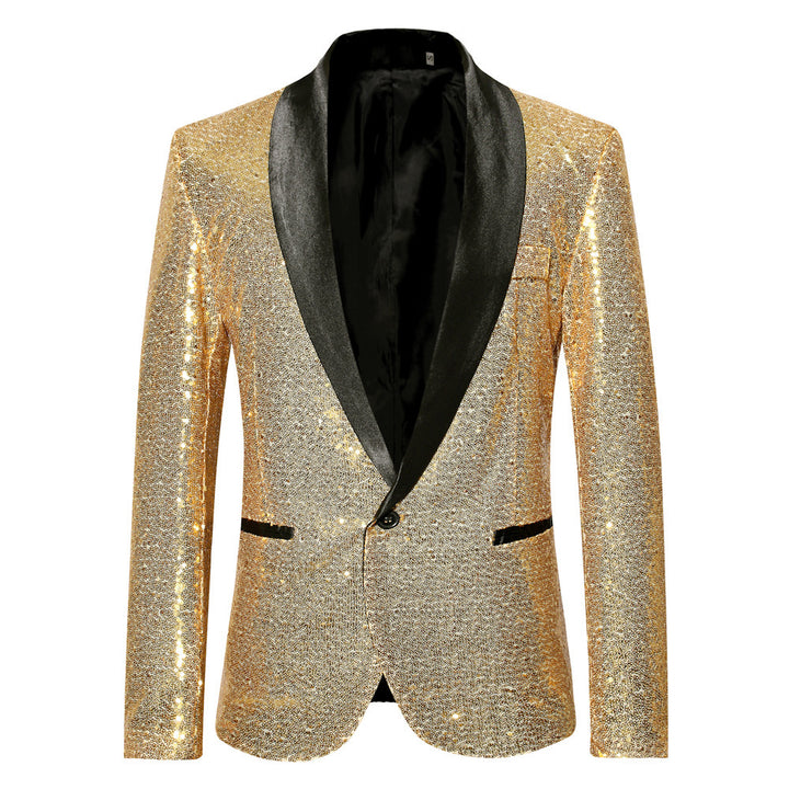 Elegant sequined blazer for men with a modern cut Lune London