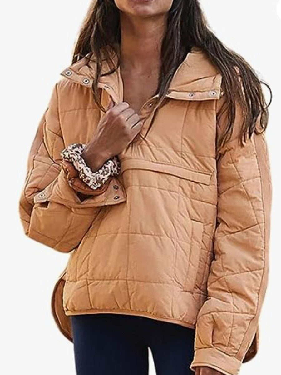 Dames doudoune avec col haut Chic und Stil