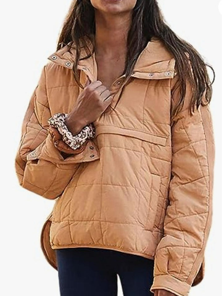 Dames doudoune avec col haut Chic und Stil