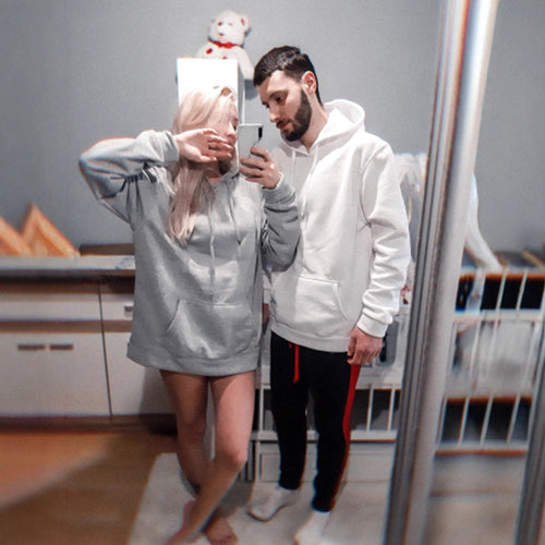 Hooded sweatshirt for women with kangaroo pocket Lune London