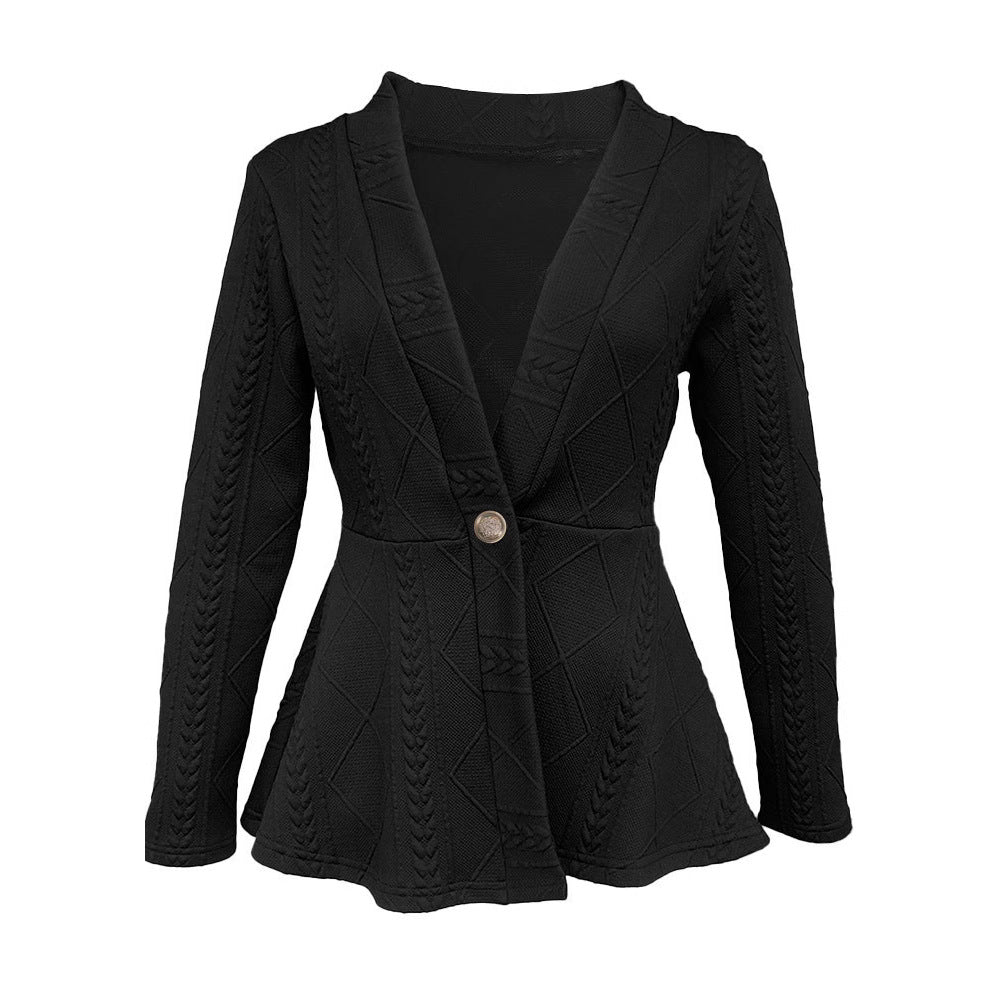Elegant blazer jacket for women with structured design and fitted silhouette Lune London