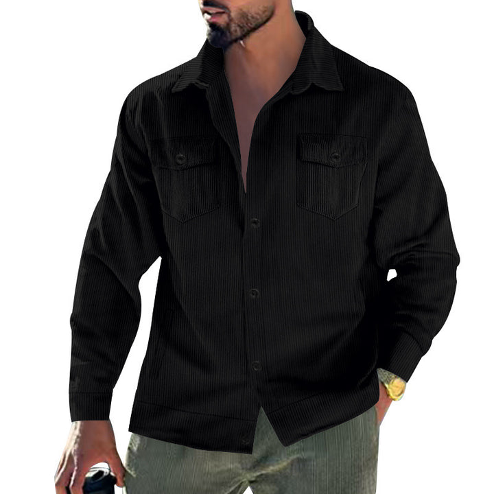 Vintage style men's jacket with practical pockets and structured design Lune London