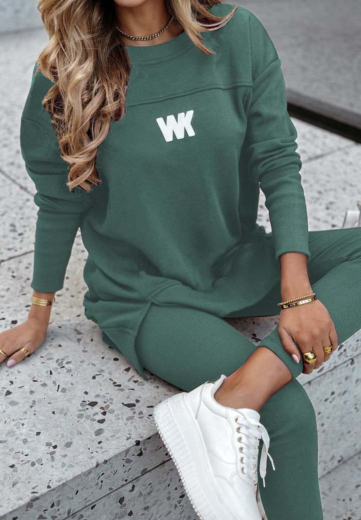 Lune London Sweatshirt and Leggings Casual Set for Women