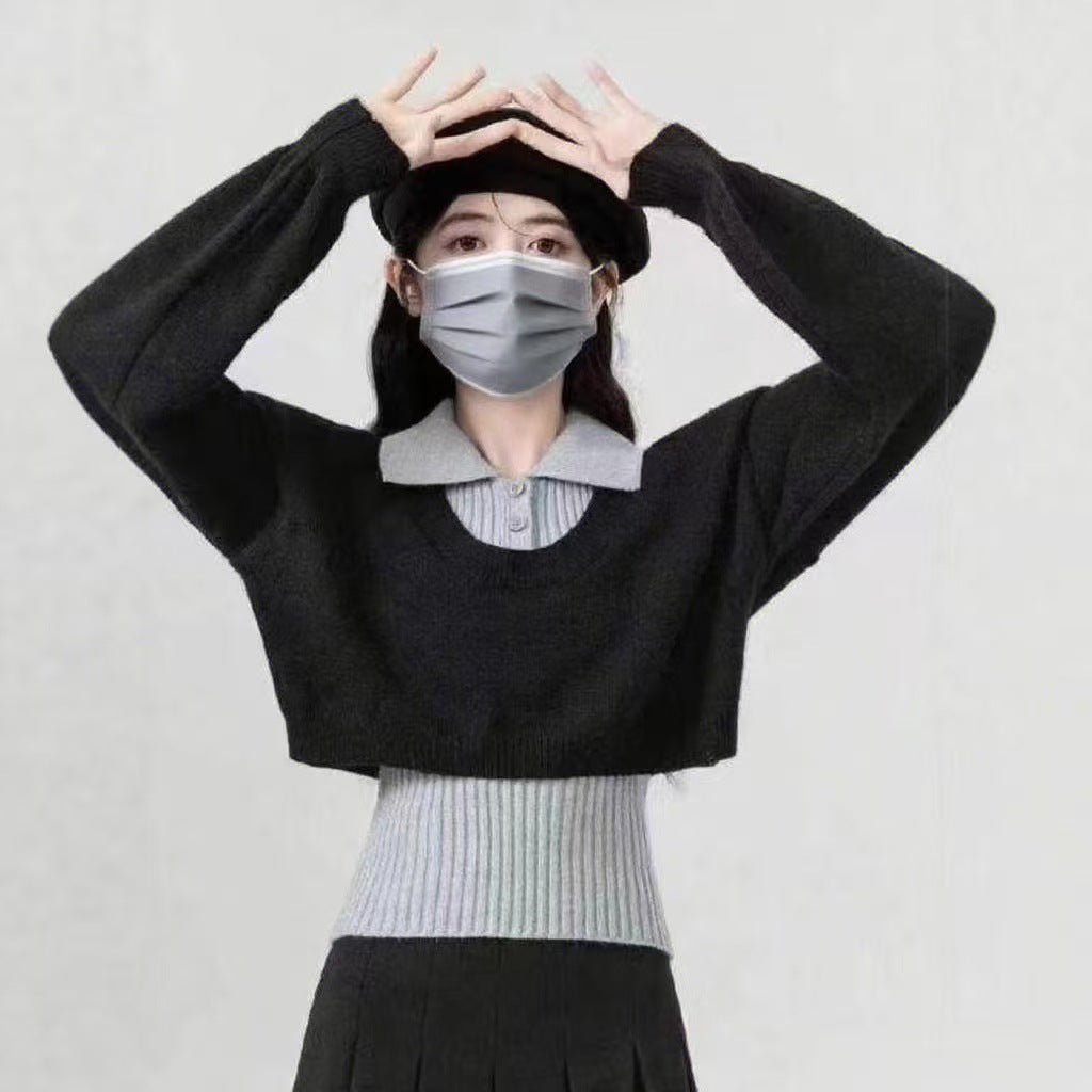 Pull court à la mode pour femmes avec un design unique Chic & Stil