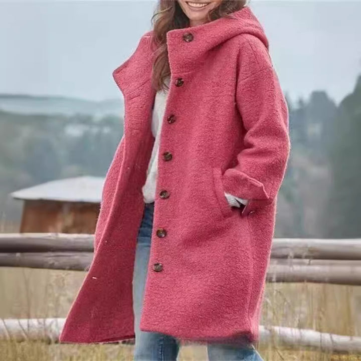 Ladies Oversized Wool Coat Lune London