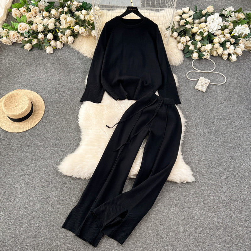 Ladies knitted stylish and cozy jumpsuit Lune London