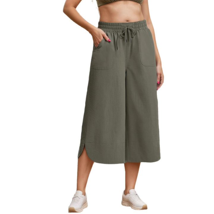 Lune London women’s drawstring culotte pants