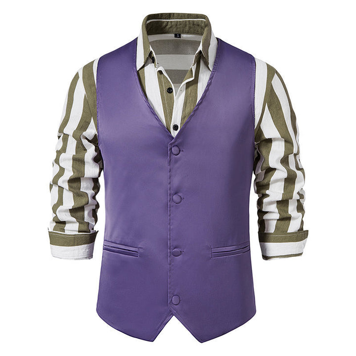 Elegant suit vest for men with modern cut and practical pockets Lune London