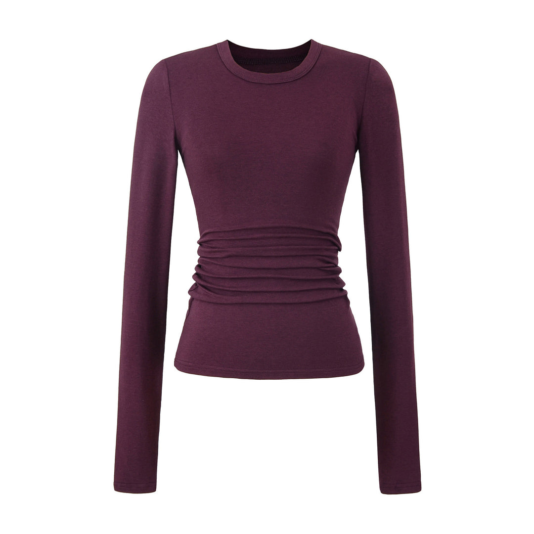 Lune London long sleeve blouse for women with gathers