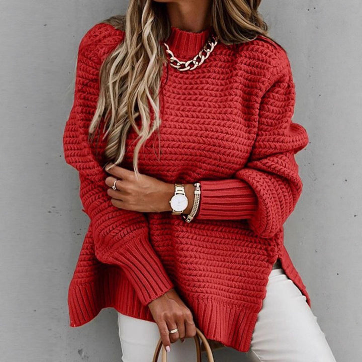 Pull en tricot pour femmes avec un design structuré à la mode Lune London
